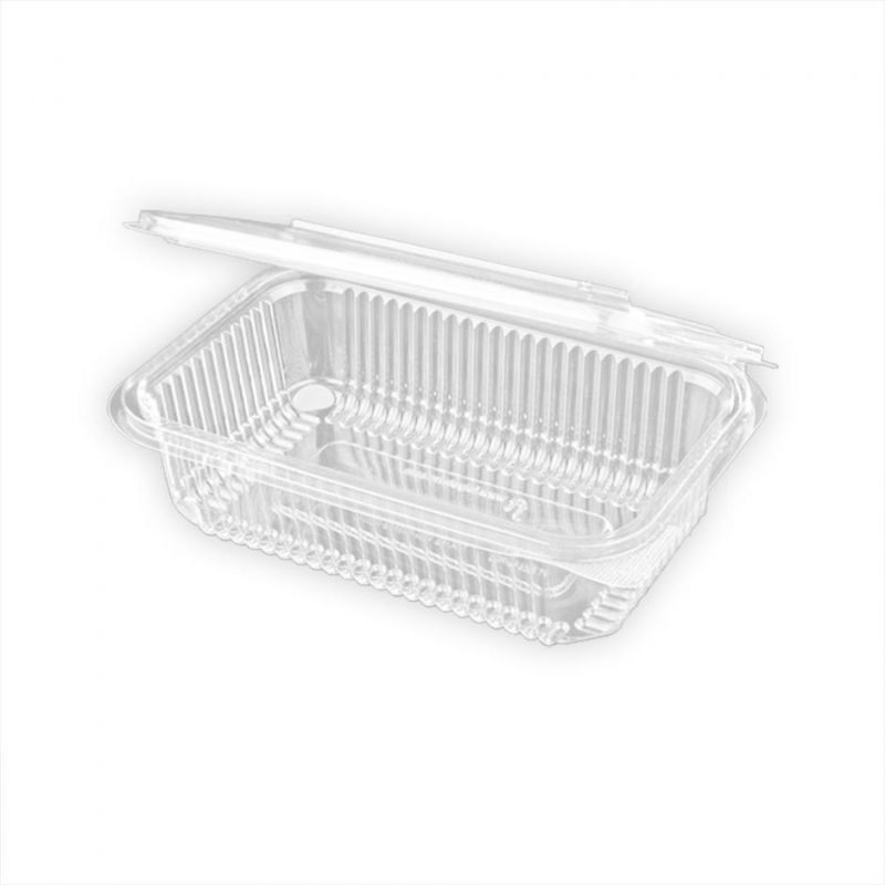tarrinas rectangulares rpet 750cc 192 x 130 x 55mm 400 uds